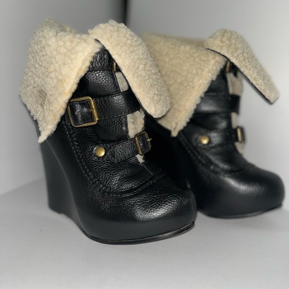 Betsy Johnson Ryderrr Wedge boots, size 7.5 - Picture 8 of 15